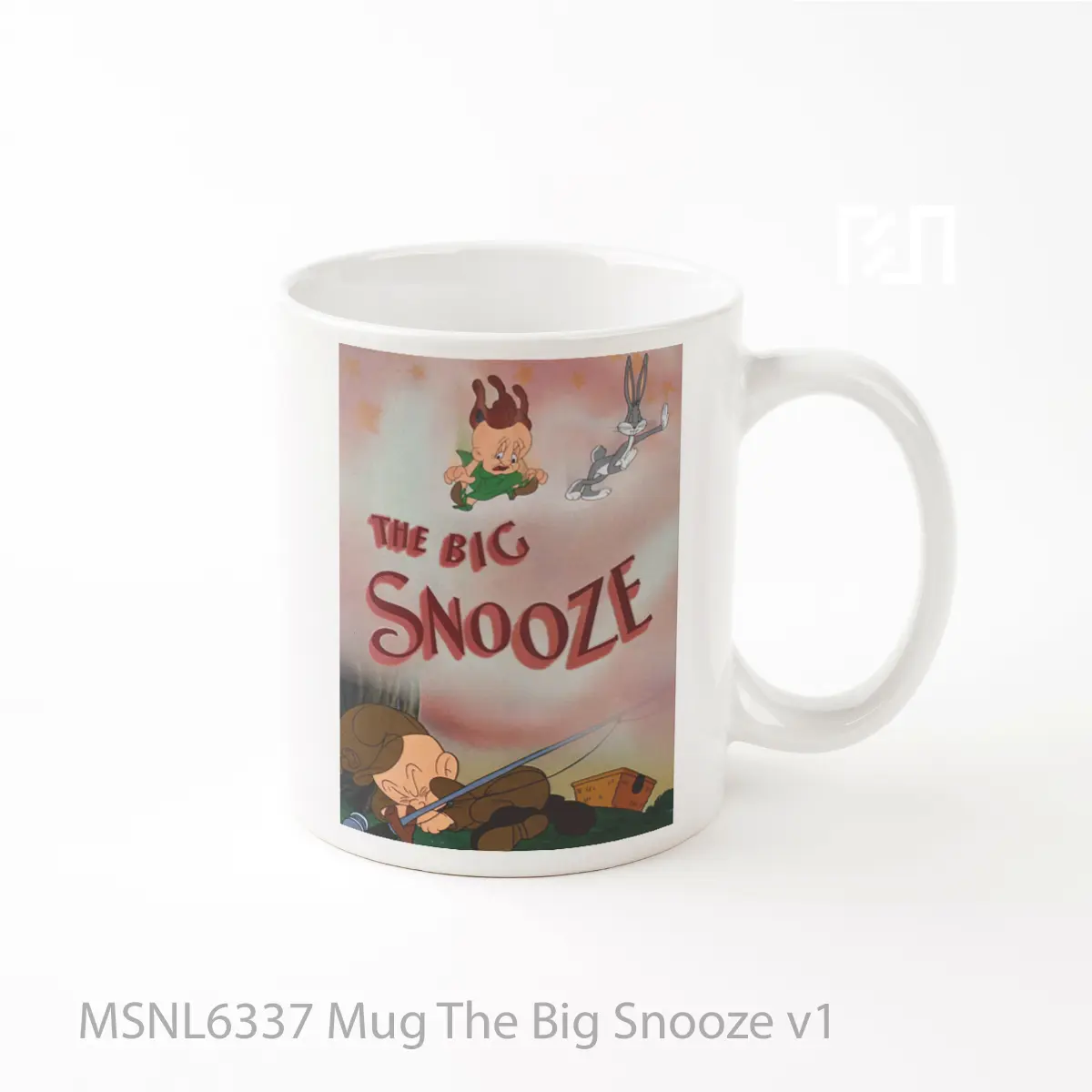 Mug The Big Snooze V1 Gelas Keramik Tema Film MSNL6337