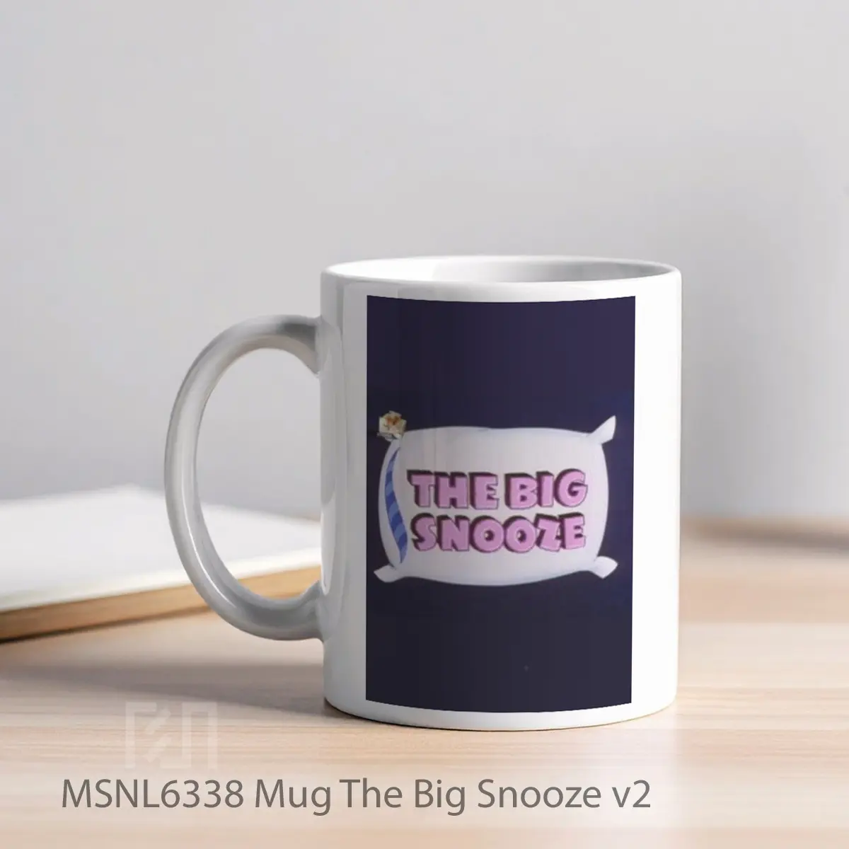 Mug The Big Snooze V2 Gelas Keramik Tema Film MSNL6338 - Tampak Kiri