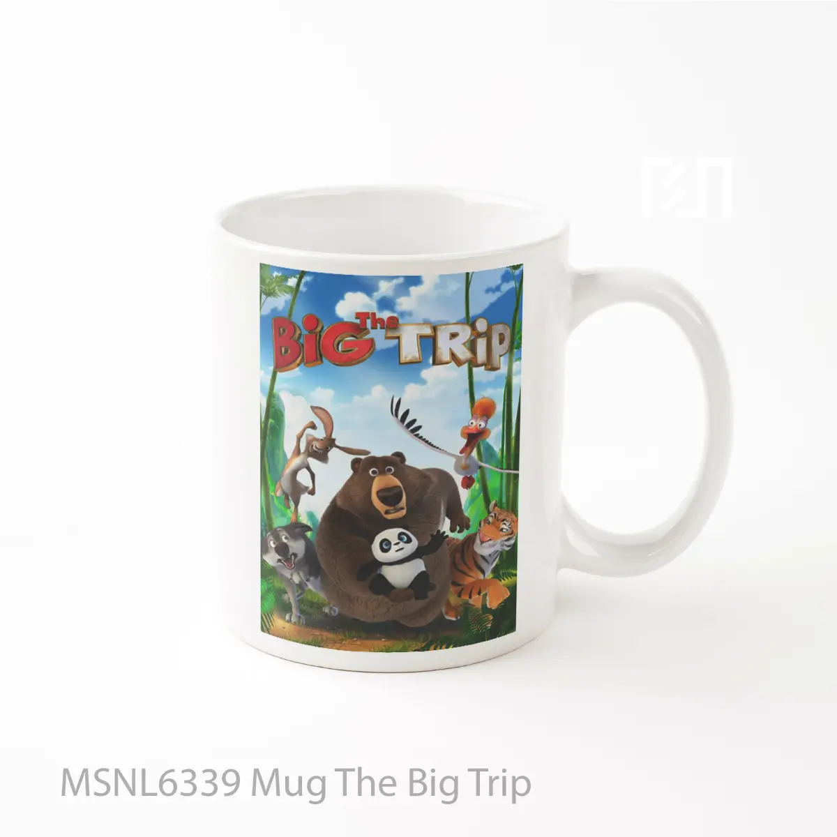 Mug The Big Trip Gelas Keramik Tema Film MSNL6339