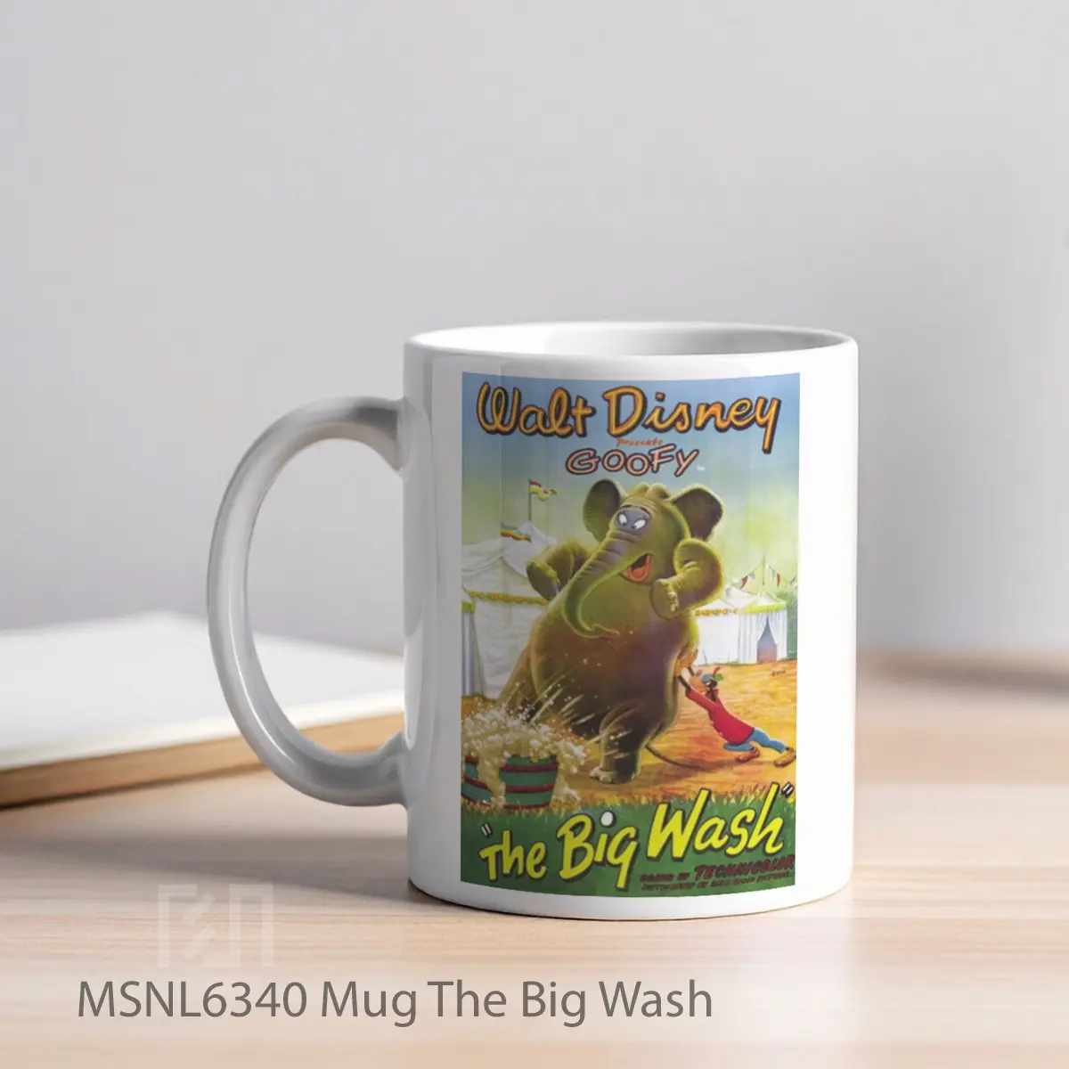 Mug The Big Wash Gelas Keramik Tema Film MSNL6340 - Tampak Kiri