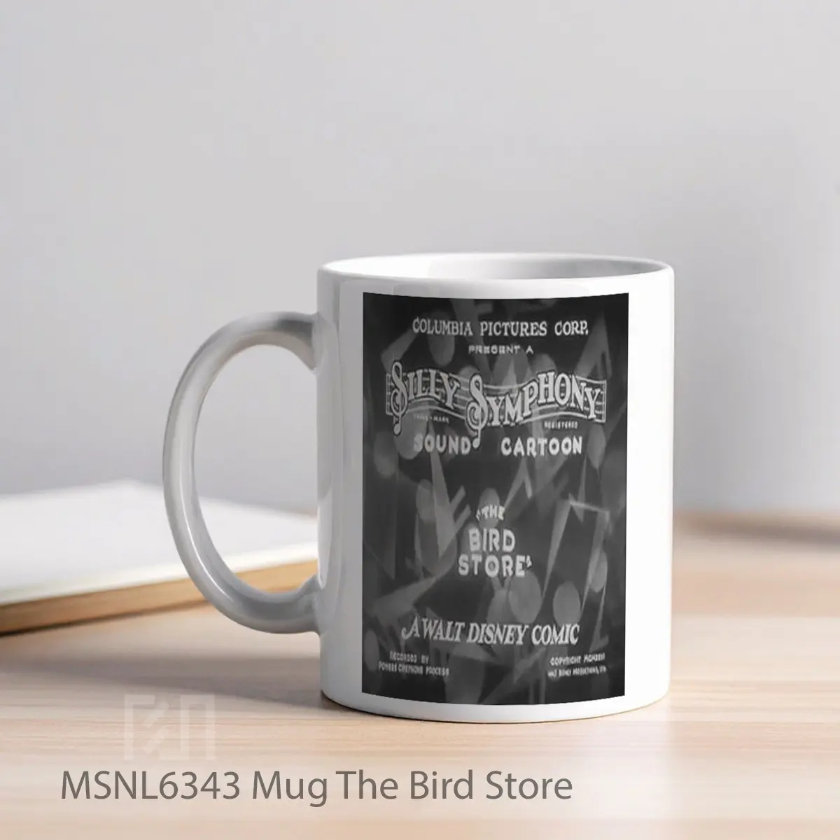 Mug The Bird Store Gelas Keramik Tema Film MSNL6343 - Tampak Kiri