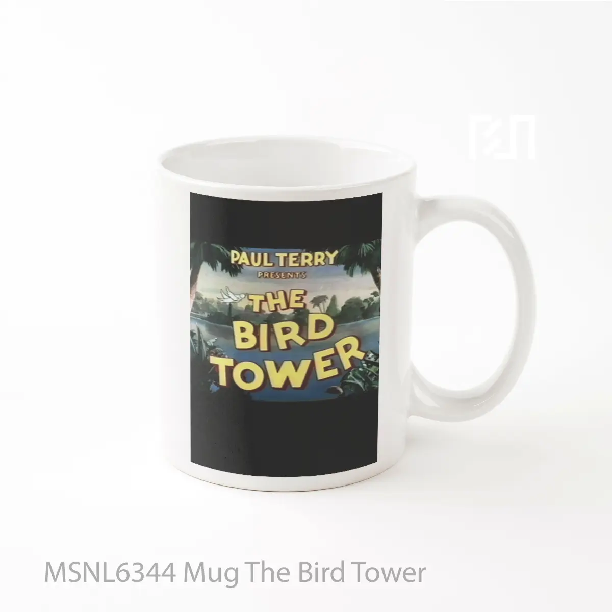 Mug The Bird Tower Gelas Keramik Tema Film MSNL6344
