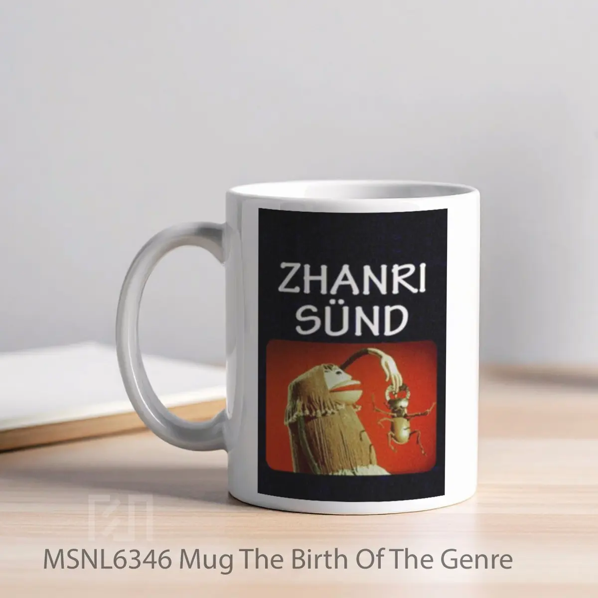 Mug The Birth Of The Genre Gelas Keramik Tema Film MSNL6346 - Tampak Kiri