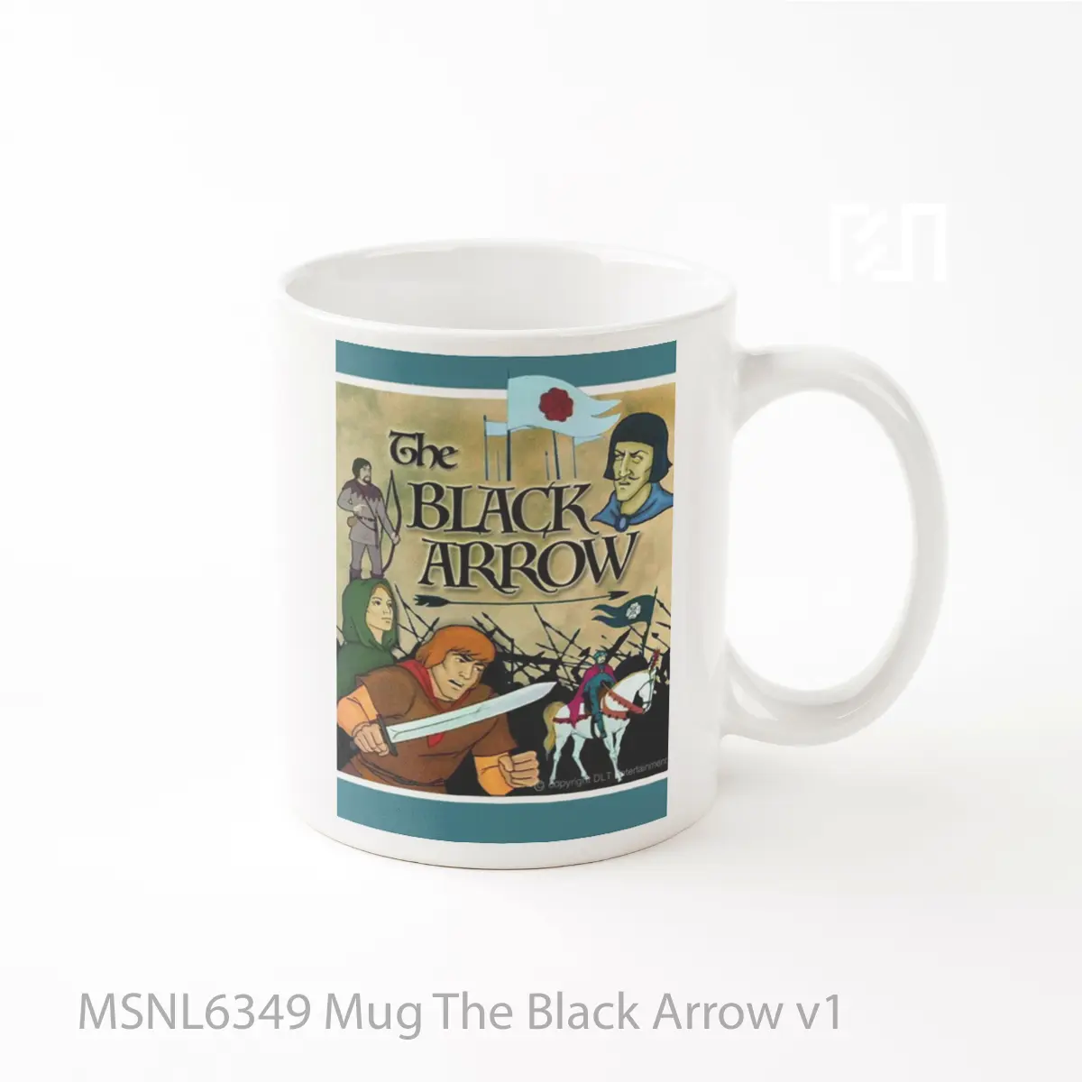 Mug The Black Arrow V1 Gelas Keramik Tema Film MSNL6349