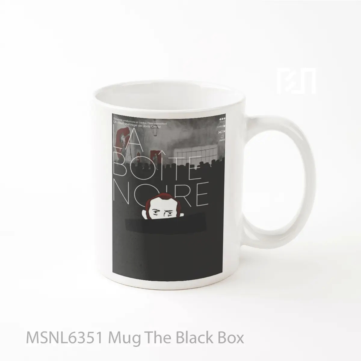 Mug The Black Box Gelas Keramik Tema Film MSNL6351