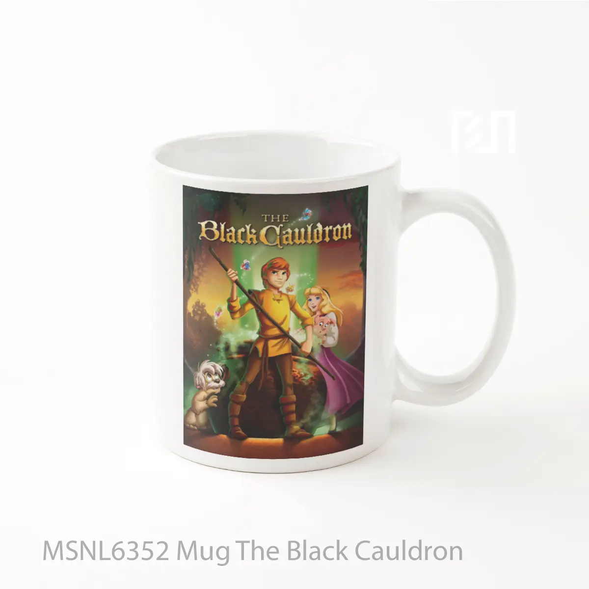 Mug The Black Cauldron Gelas Keramik Tema Film MSNL6352