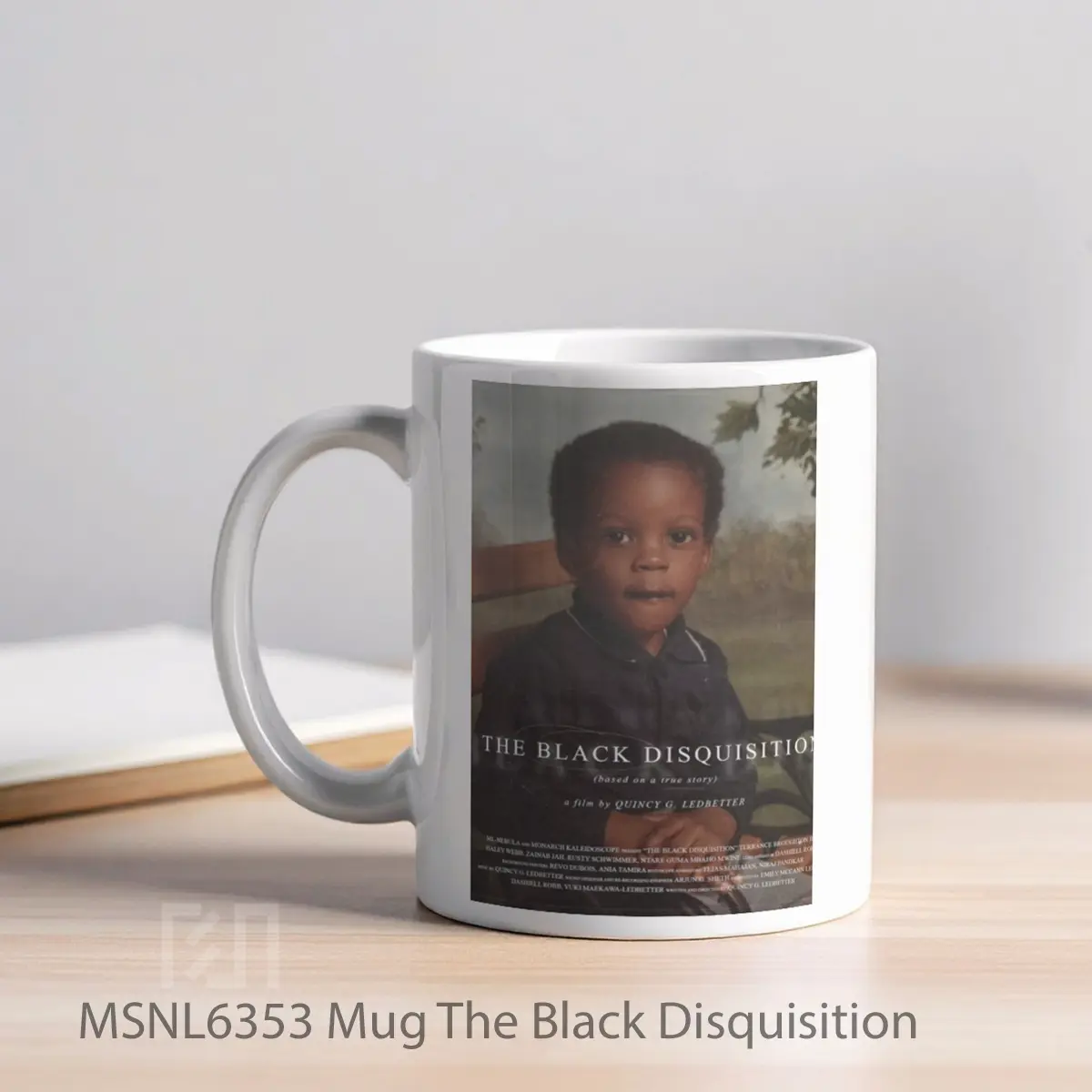 Mug The Black Disquisition Gelas Keramik Tema Film MSNL6353 - Tampak Kiri
