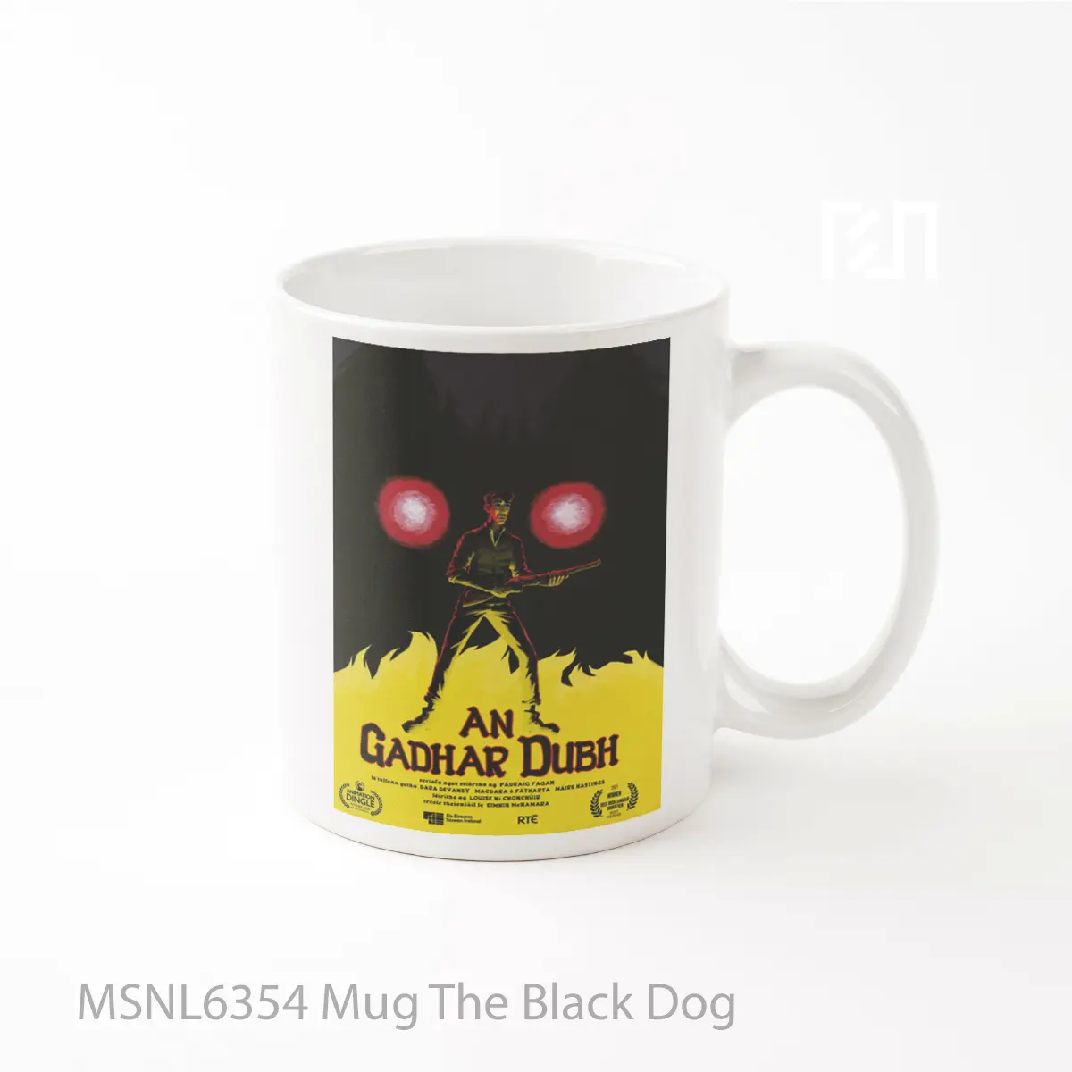 Mug The Black Dog Gelas Keramik Tema Film MSNL6354