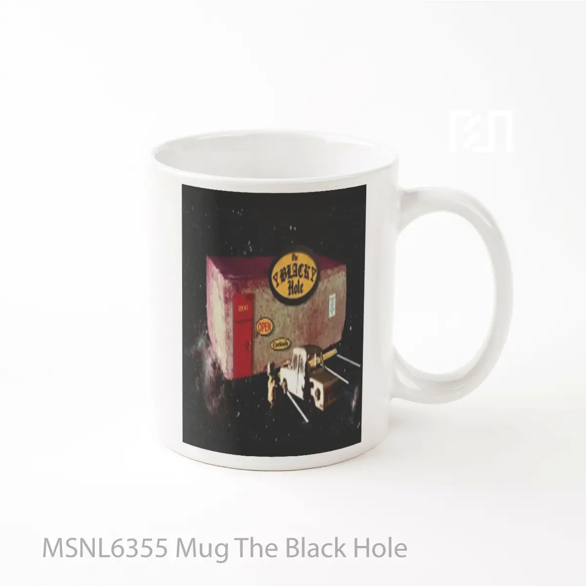 Mug The Black Hole Gelas Keramik Tema Film MSNL6355