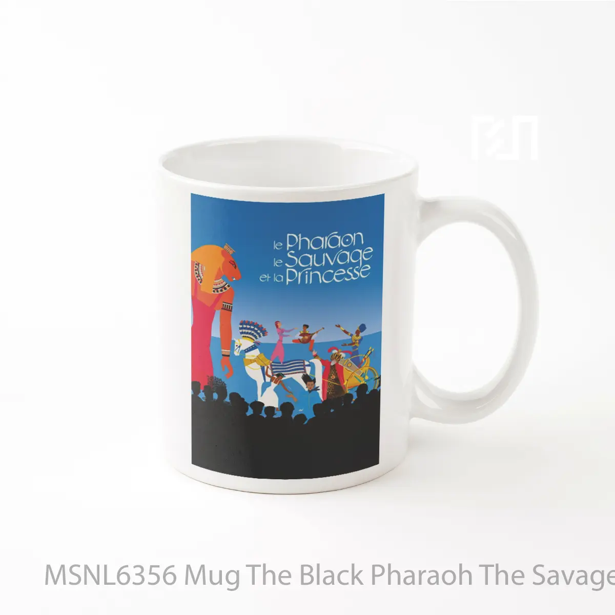 Mug The Black Pharaoh The Savage And The Princess Gelas Keramik Tema Film MSNL6356