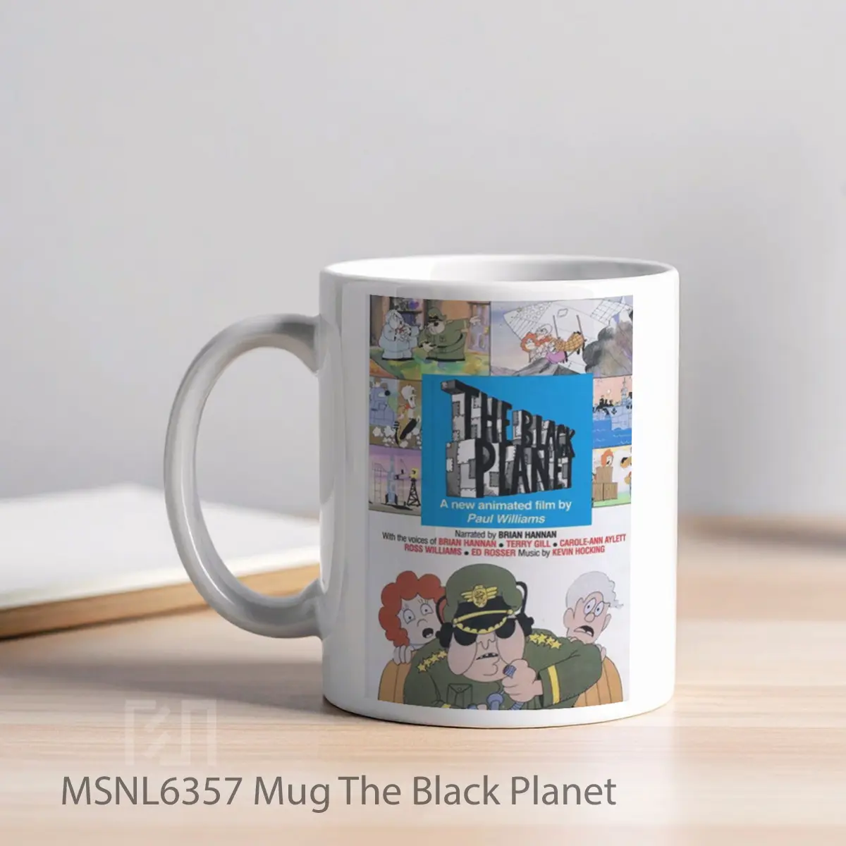 Mug The Black Planet Gelas Keramik Tema Film MSNL6357 - Tampak Kiri