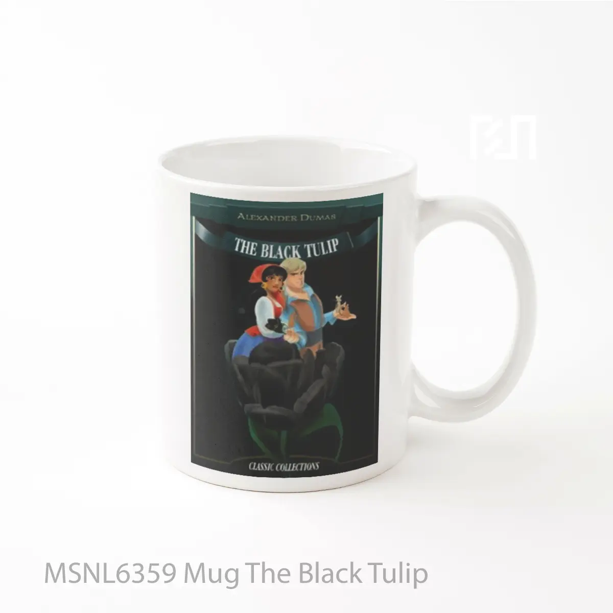 Mug The Black Tulip Gelas Keramik Tema Film MSNL6359