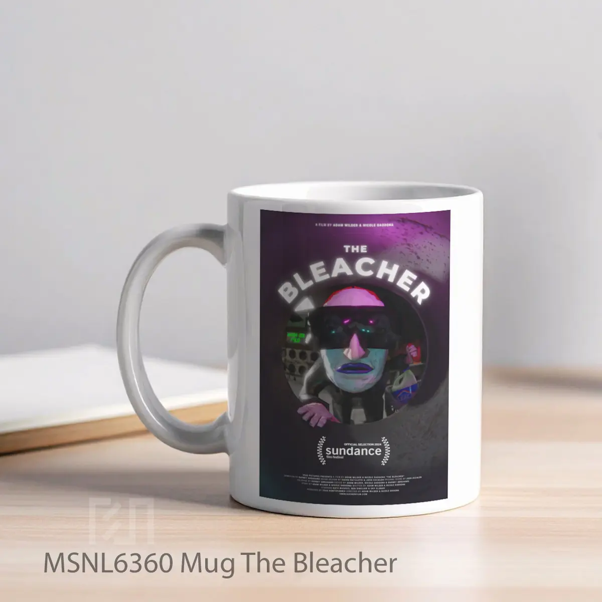 Mug The Bleacher Gelas Keramik Tema Film MSNL6360 - Tampak Kiri