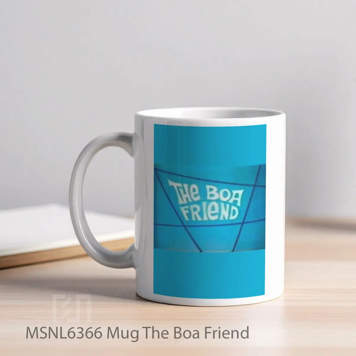 Mug The Boa Friend Gelas Keramik Tema Film MSNL6366 - Tampak Kiri