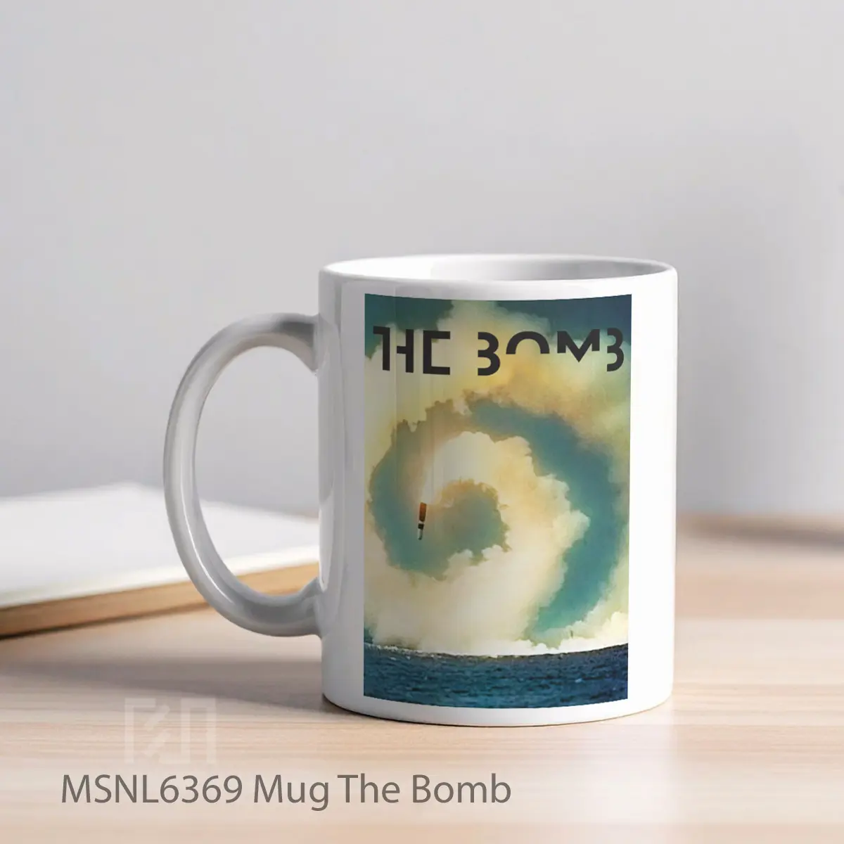Mug The Bomb Gelas Keramik Tema Film MSNL6369 - Tampak Kiri