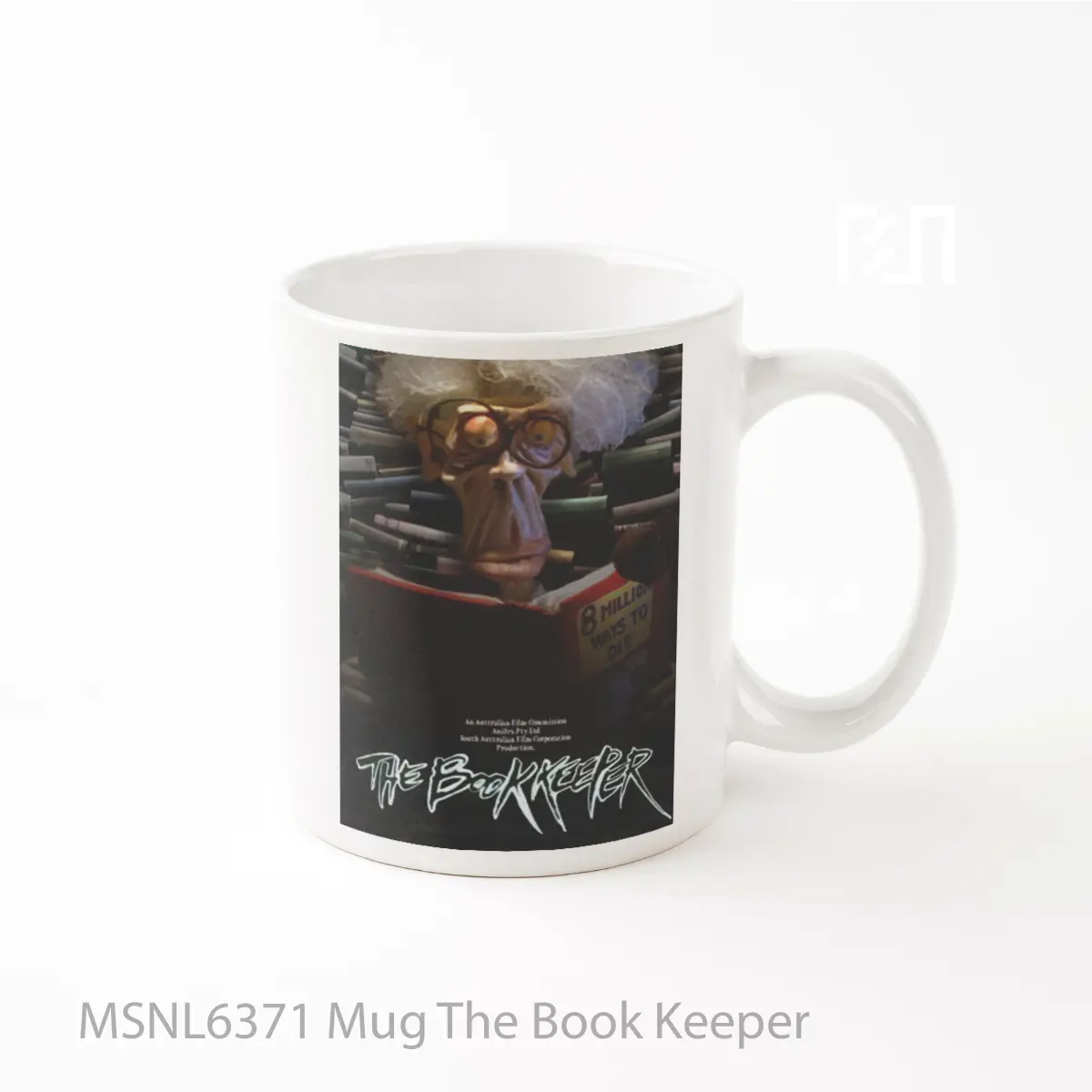 Mug The Book Keeper Gelas Keramik Tema Film MSNL6371