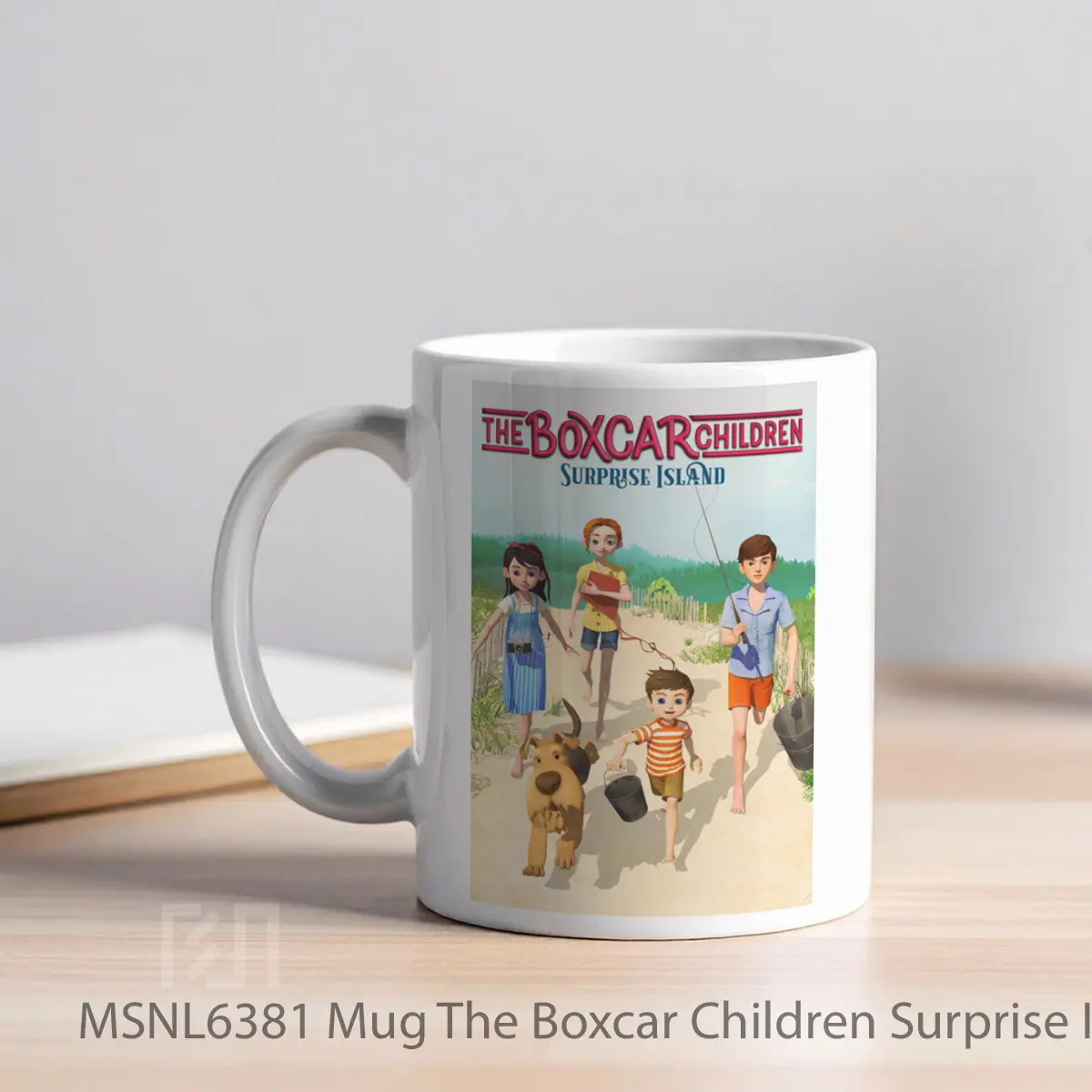 Mug The Boxcar Children Surprise Island Gelas Keramik Tema Film MSNL6381 - Tampak Kiri