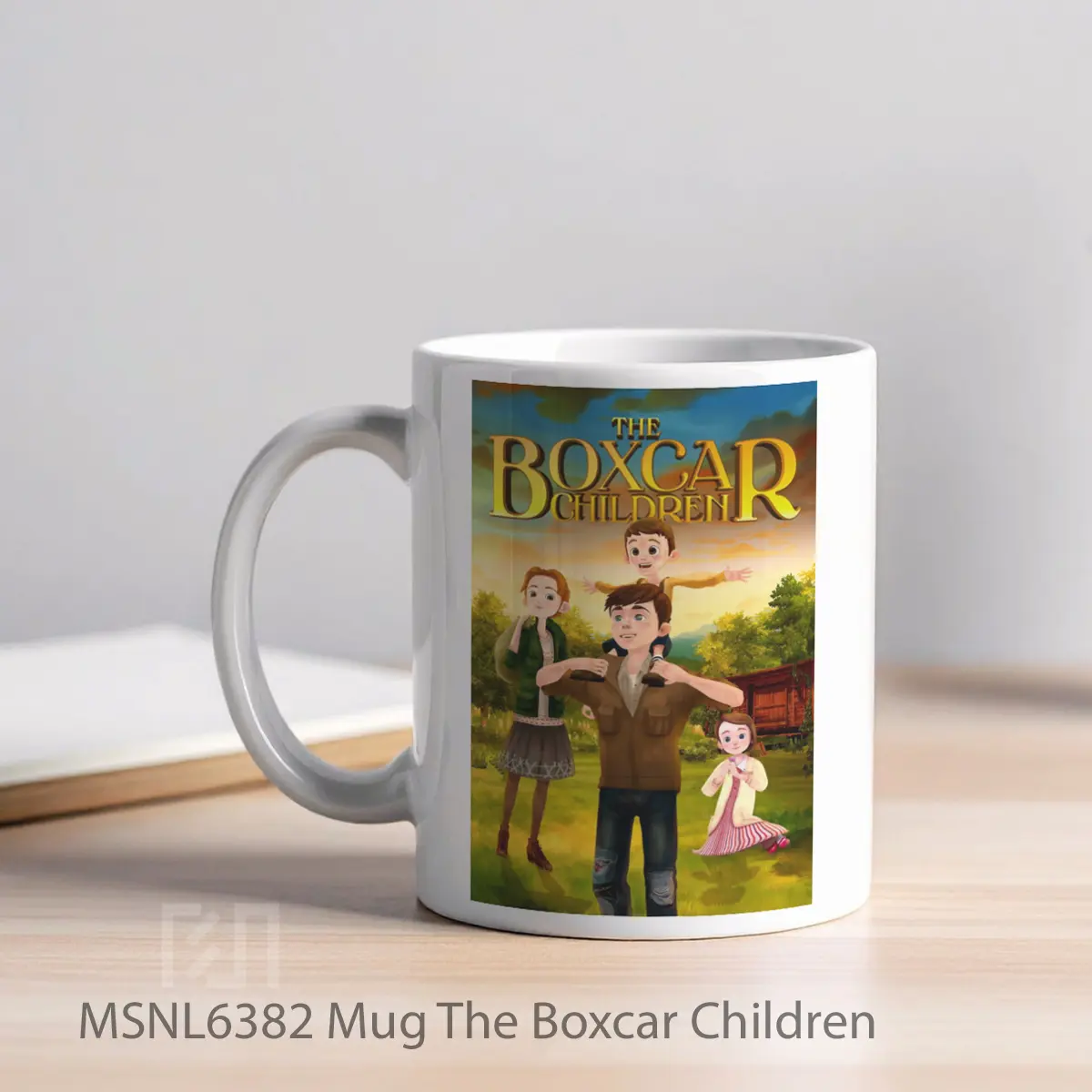 Mug The Boxcar Children Gelas Keramik Tema Film MSNL6382 - Tampak Kiri