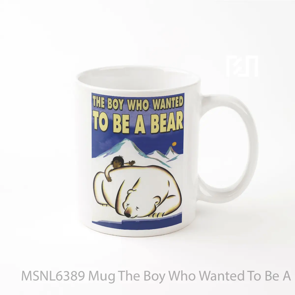 Mug The Boy Who Wanted To Be A Bear Gelas Keramik Tema Film MSNL6389