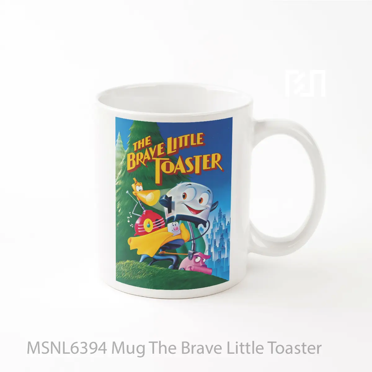 Mug The Brave Little Toaster Gelas Keramik Tema Film MSNL6394
