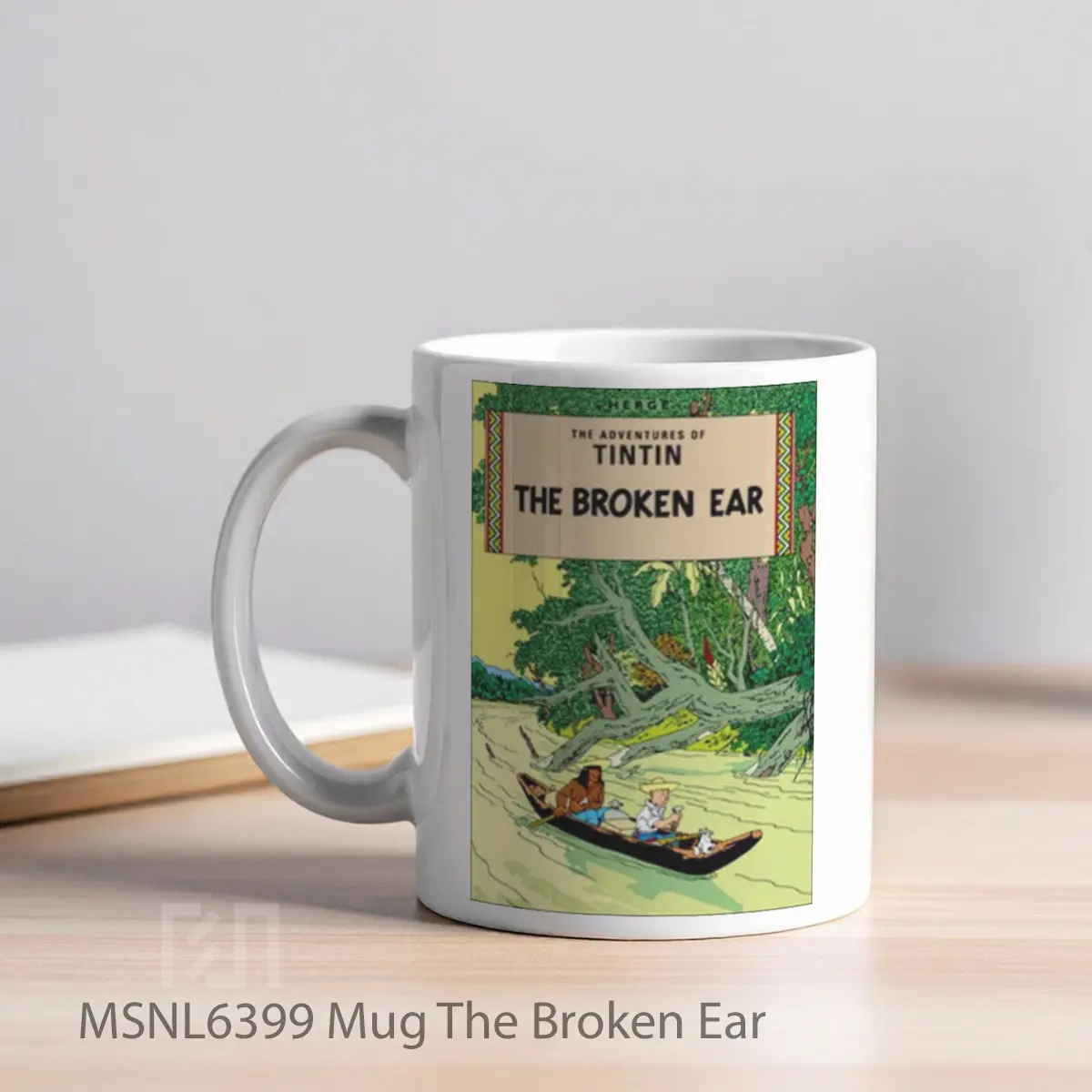 Mug The Broken Ear Gelas Keramik Tema Film MSNL6399 - Tampak Kiri