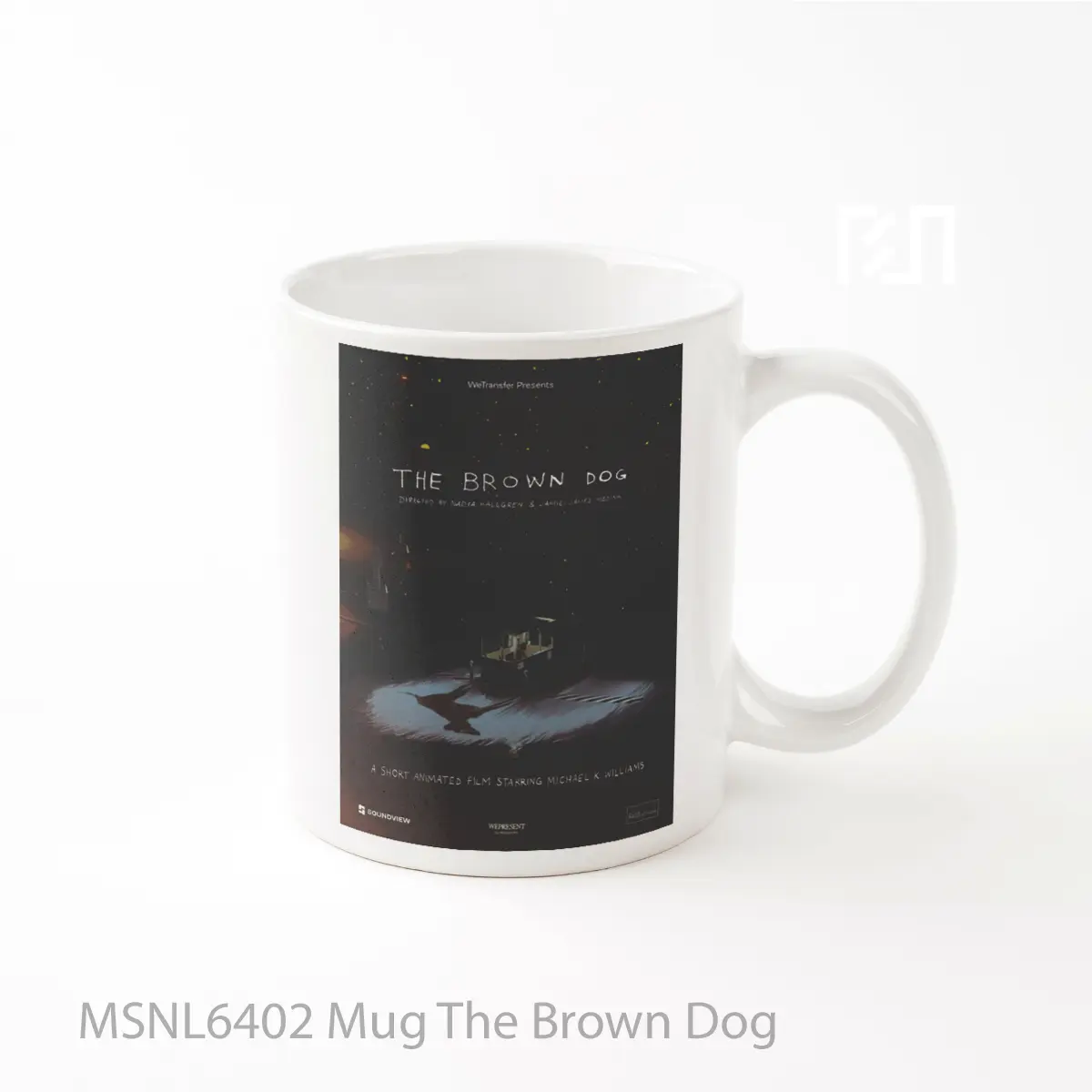 Mug The Brown Dog Gelas Keramik Tema Film MSNL6402