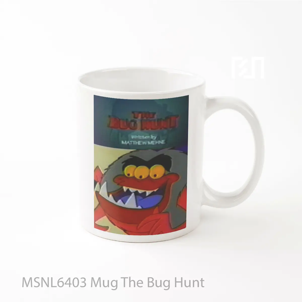 Mug The Bug Hunt Gelas Keramik Tema Film MSNL6403