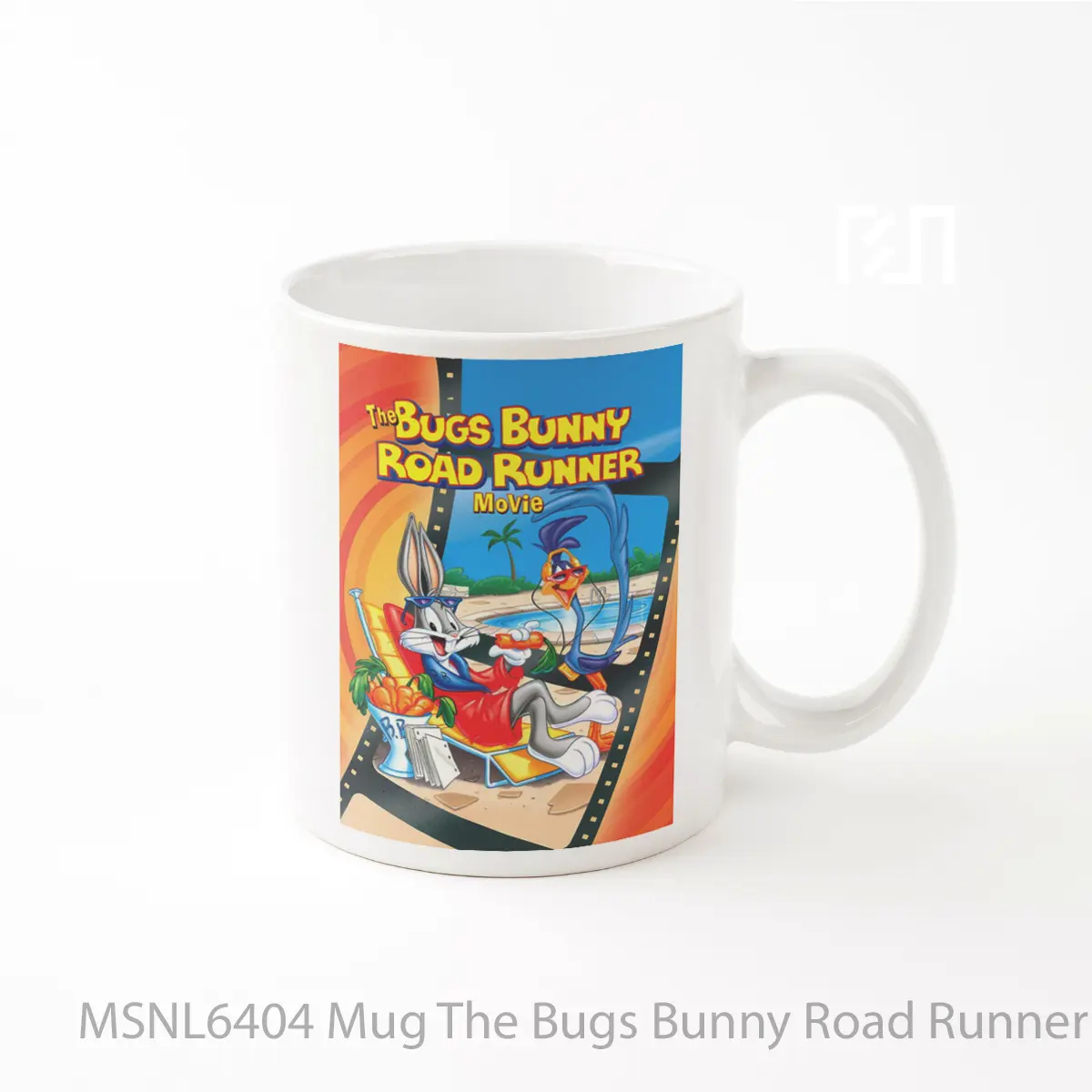 Mug The Bugs Bunny Road Runner Movie Gelas Keramik Tema Film MSNL6404