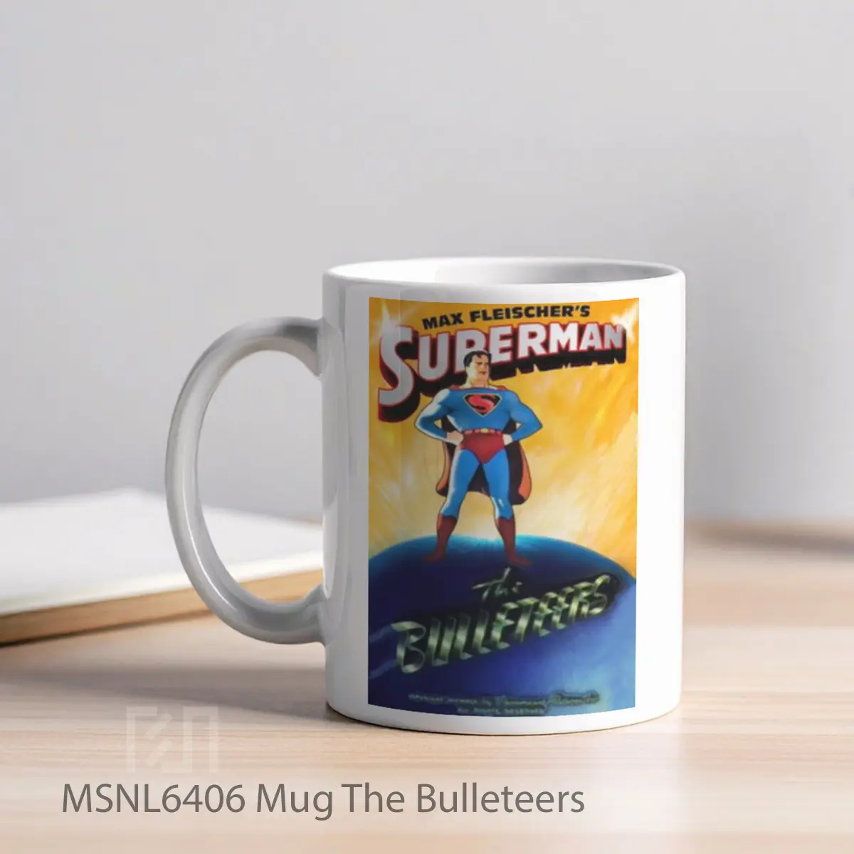 Mug The Bulleteers Gelas Keramik Tema Film MSNL6406 - Tampak Kiri