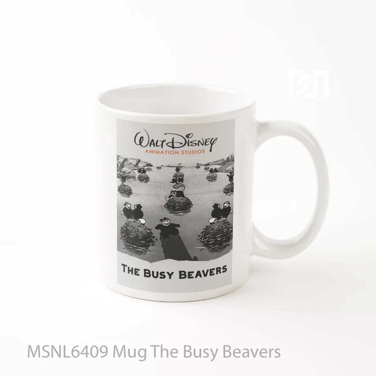 Mug The Busy Beavers Gelas Keramik Tema Film MSNL6409