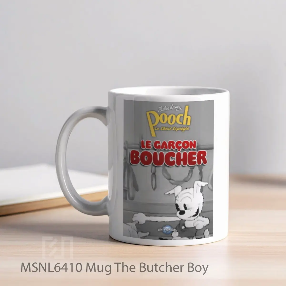 Mug The Butcher Boy Gelas Keramik Tema Film MSNL6410 - Tampak Kiri