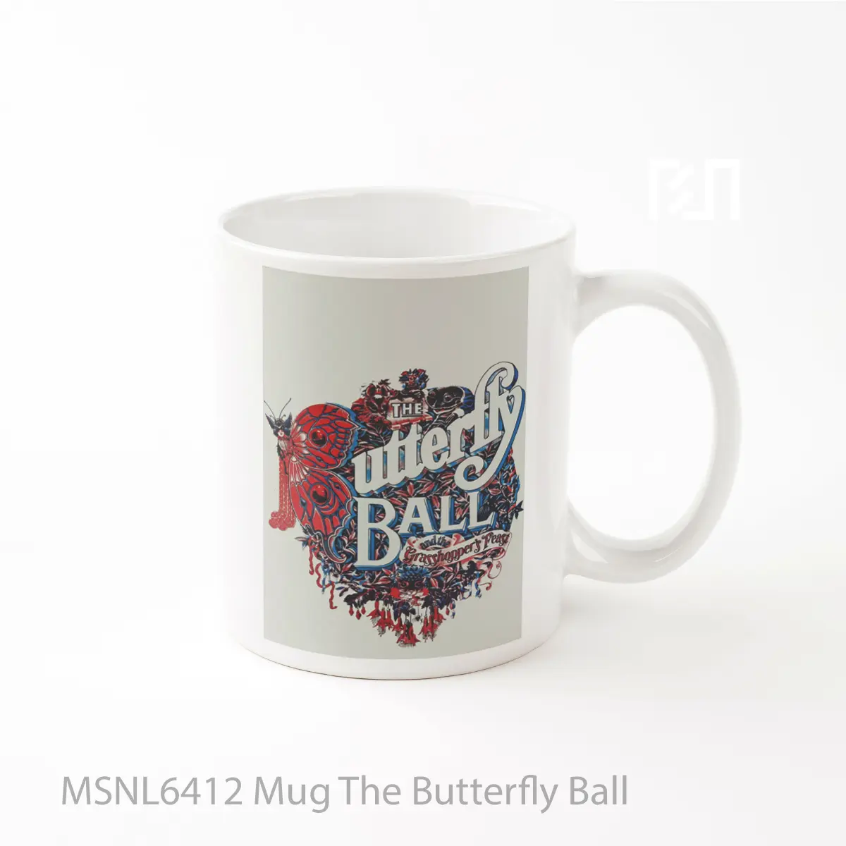 Mug The Butterfly Ball Gelas Keramik Tema Film MSNL6412