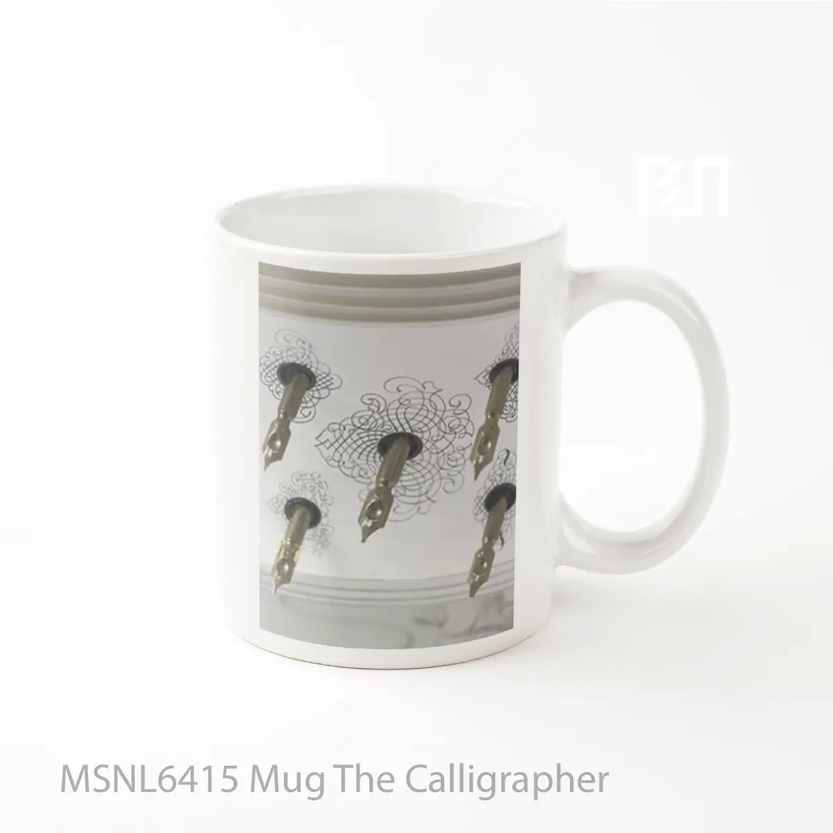 Mug The Calligrapher Gelas Keramik Tema Film MSNL6415