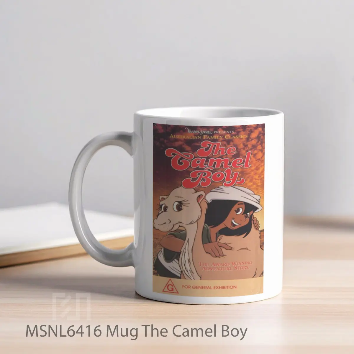 Mug The Camel Boy Gelas Keramik Tema Film MSNL6416 - Tampak Kiri