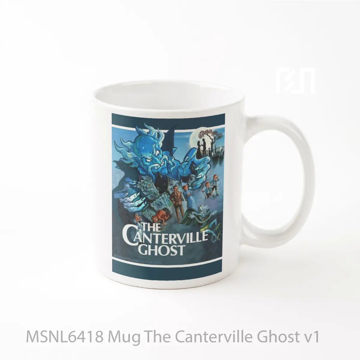 Mug The Canterville Ghost V1 Gelas Keramik Tema Film MSNL6418