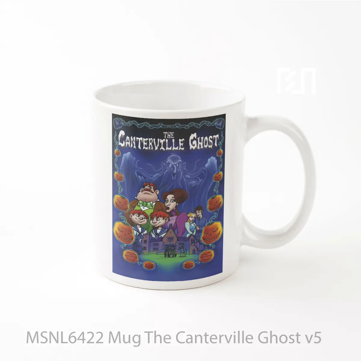 Mug The Canterville Ghost V5 Gelas Keramik Tema Film MSNL6422