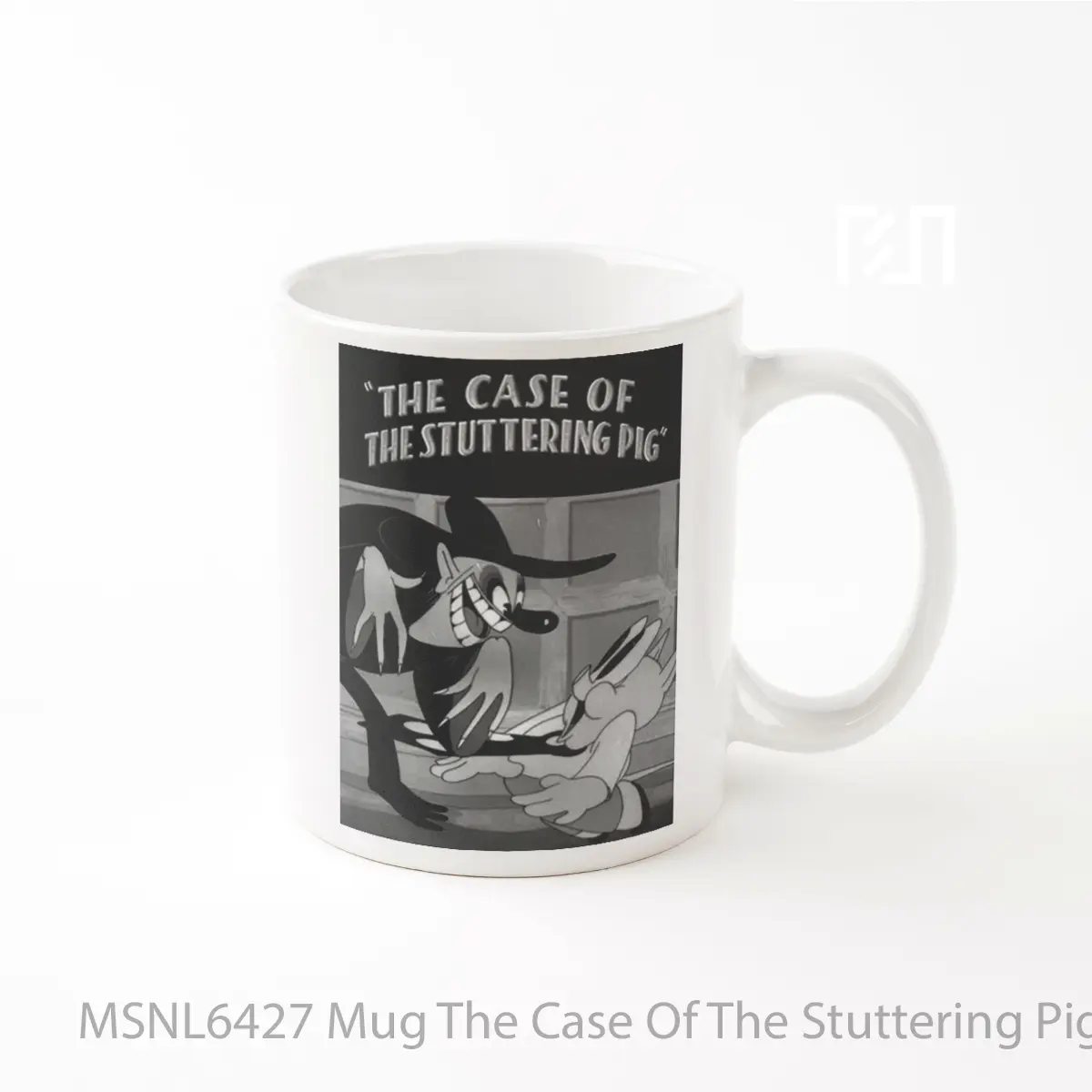 Mug The Case Of The Stuttering Pig Gelas Keramik Tema Film MSNL6427