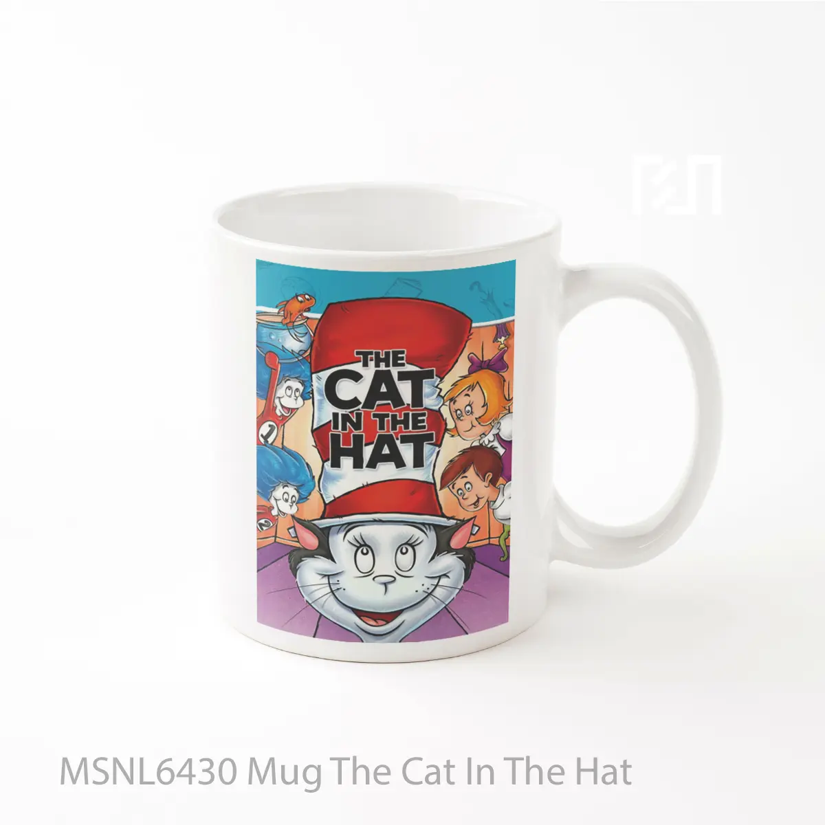 Mug The Cat In The Hat Gelas Keramik Tema Film MSNL6430