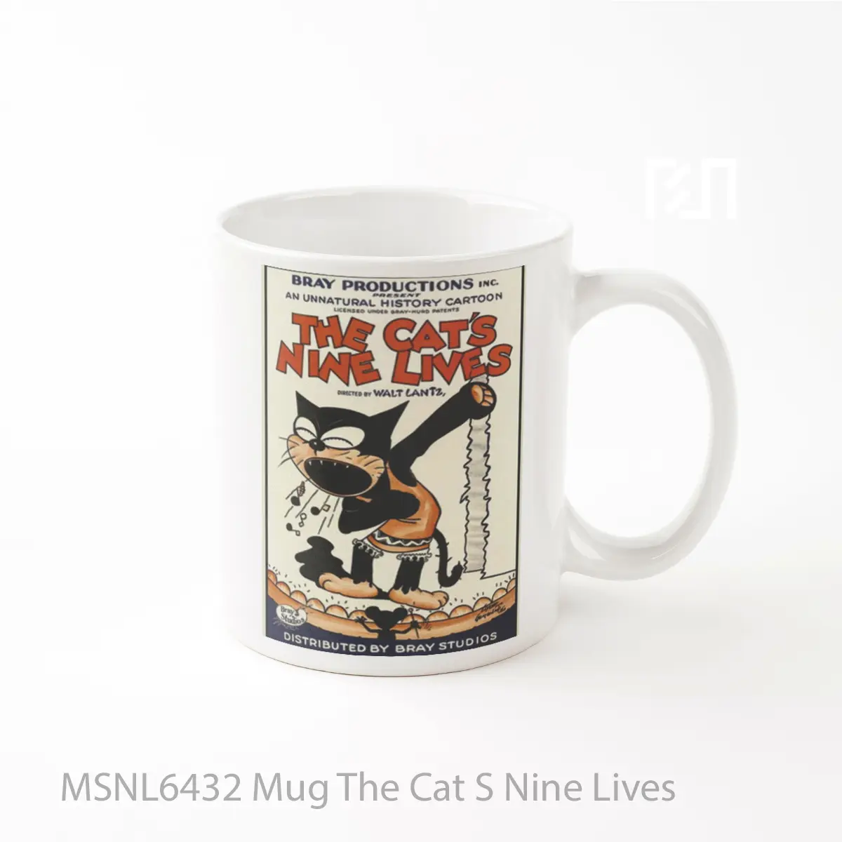 Mug The Cat S Nine Lives Gelas Keramik Tema Film MSNL6432