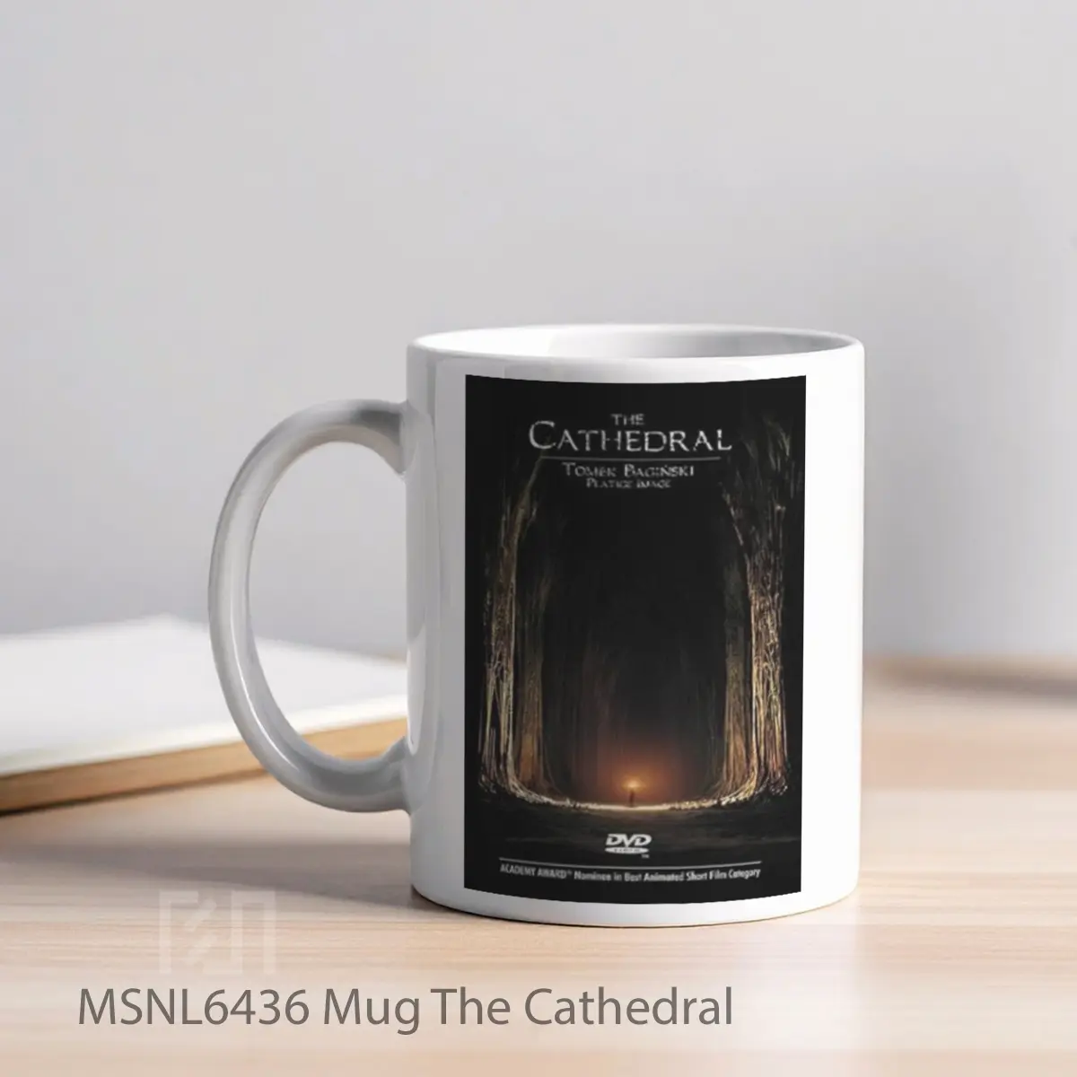 Mug The Cathedral Gelas Keramik Tema Film MSNL6436 - Tampak Kiri