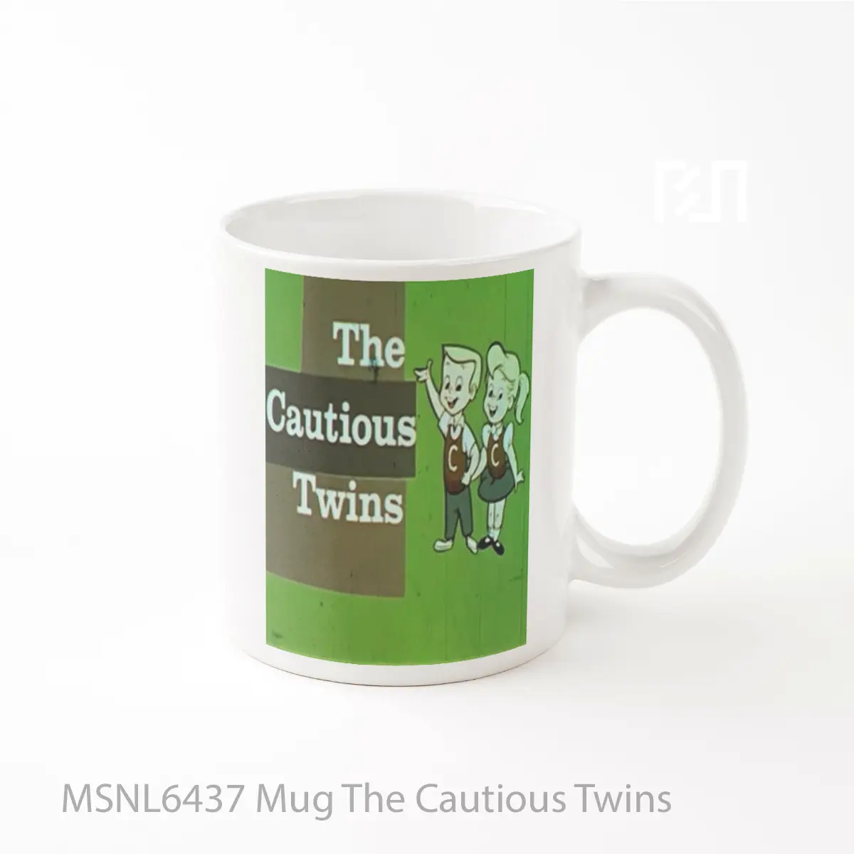 Mug The Cautious Twins Gelas Keramik Tema Film MSNL6437