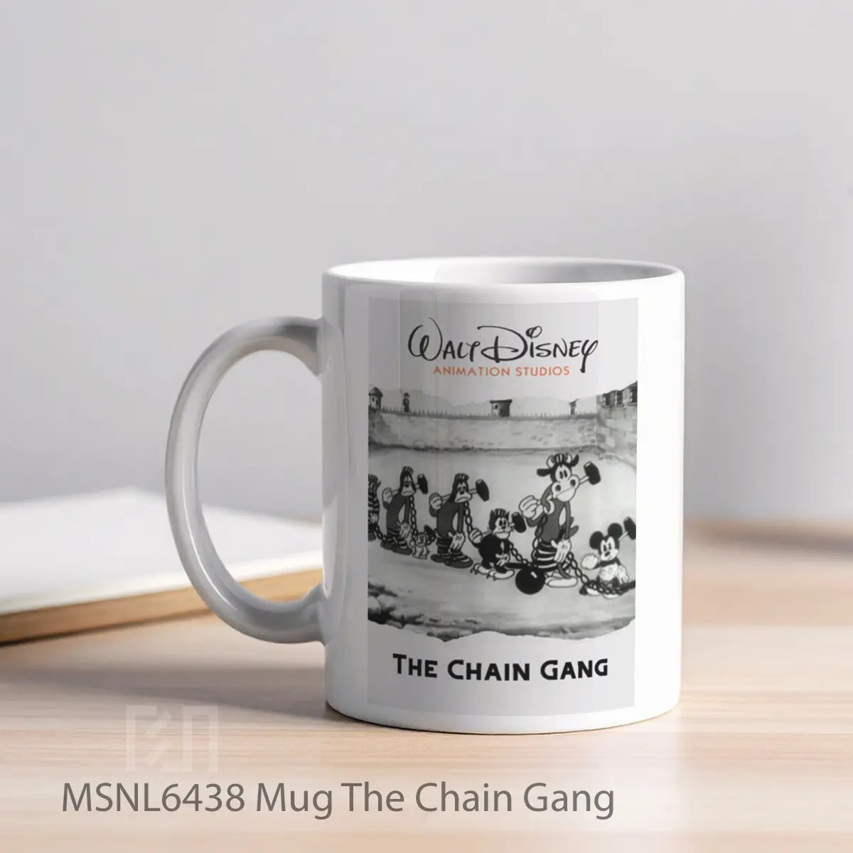 Mug The Chain Gang Gelas Keramik Tema Film MSNL6438 - Tampak Kiri