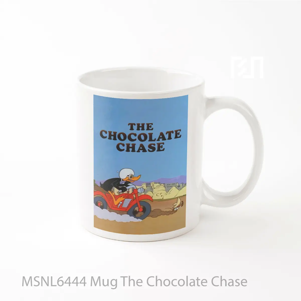 Mug The Chocolate Chase Gelas Keramik Tema Film MSNL6444