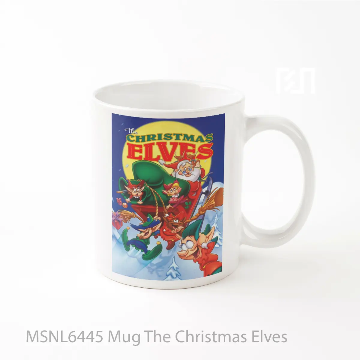 Mug The Christmas Elves Gelas Keramik Tema Film MSNL6445