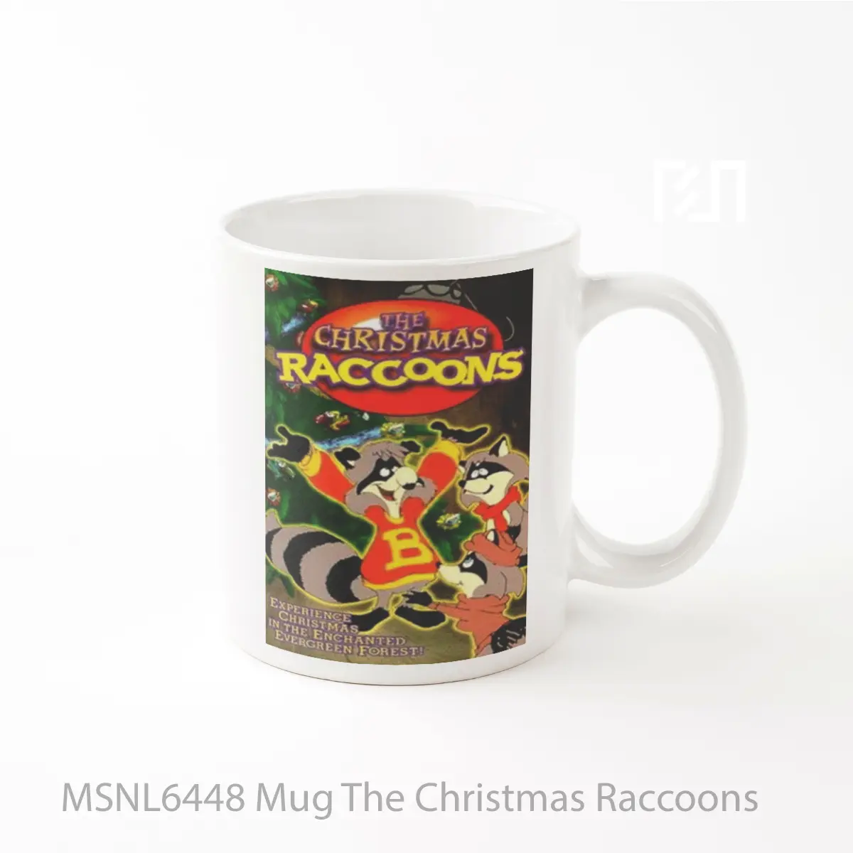 Mug The Christmas Raccoons Gelas Keramik Tema Film MSNL6448