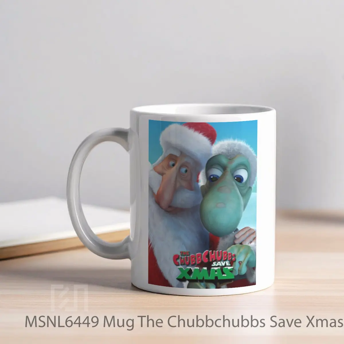 Mug The Chubbchubbs Save Xmas Gelas Keramik Tema Film MSNL6449 - Tampak Kiri