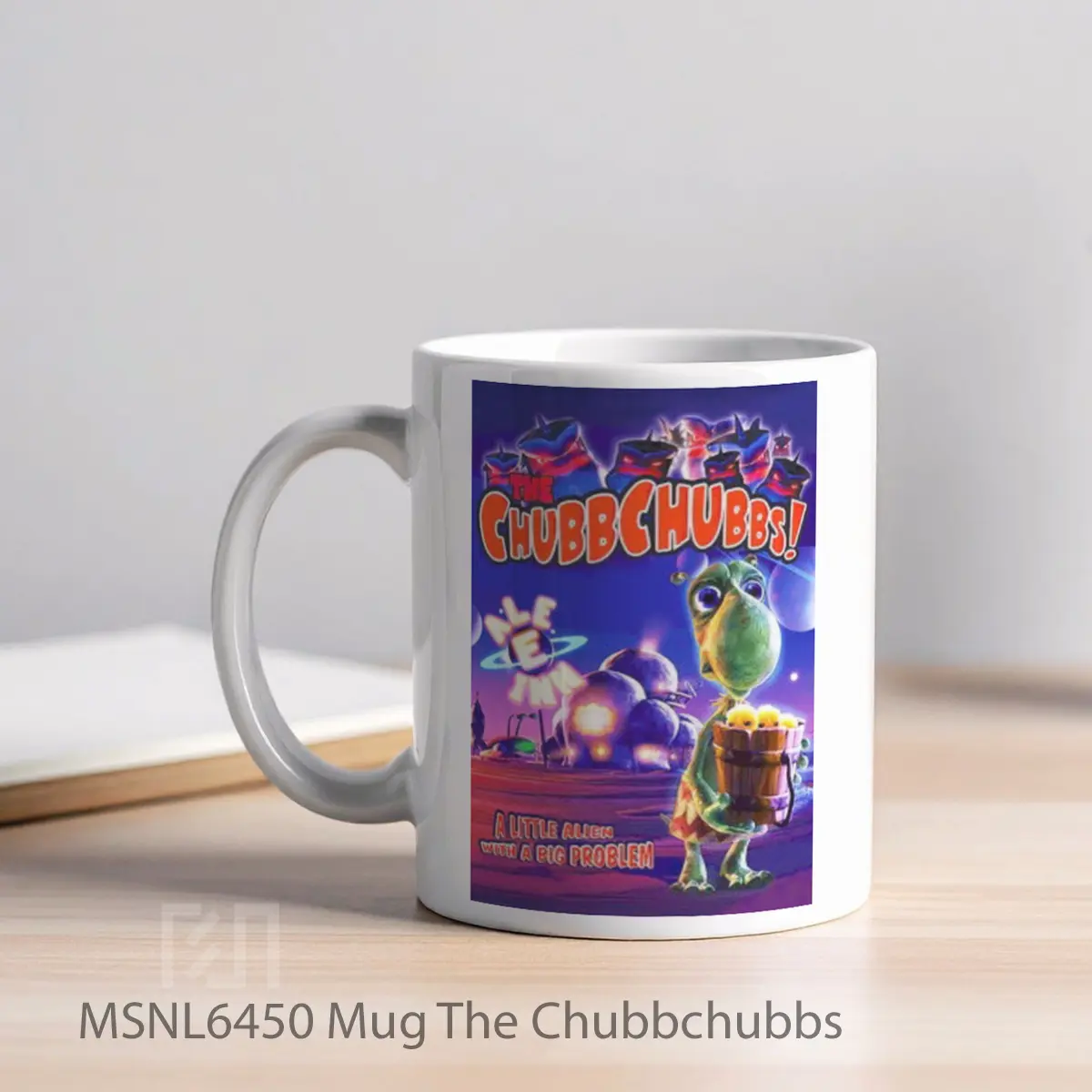 Mug The Chubbchubbs Gelas Keramik Tema Film MSNL6450 - Tampak Kiri