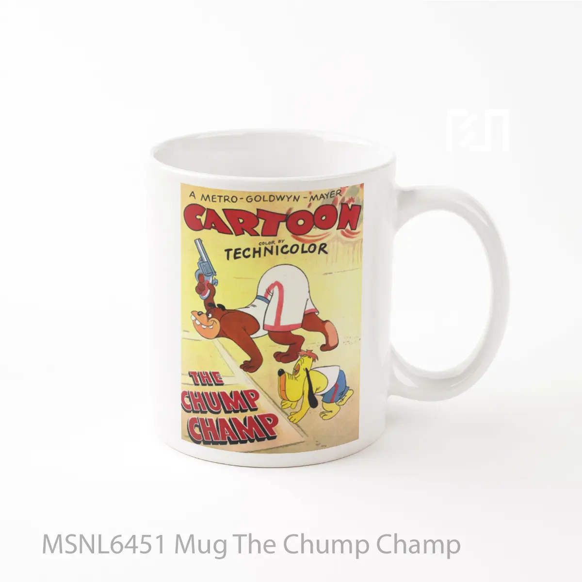 Mug The Chump Champ Gelas Keramik Tema Film MSNL6451