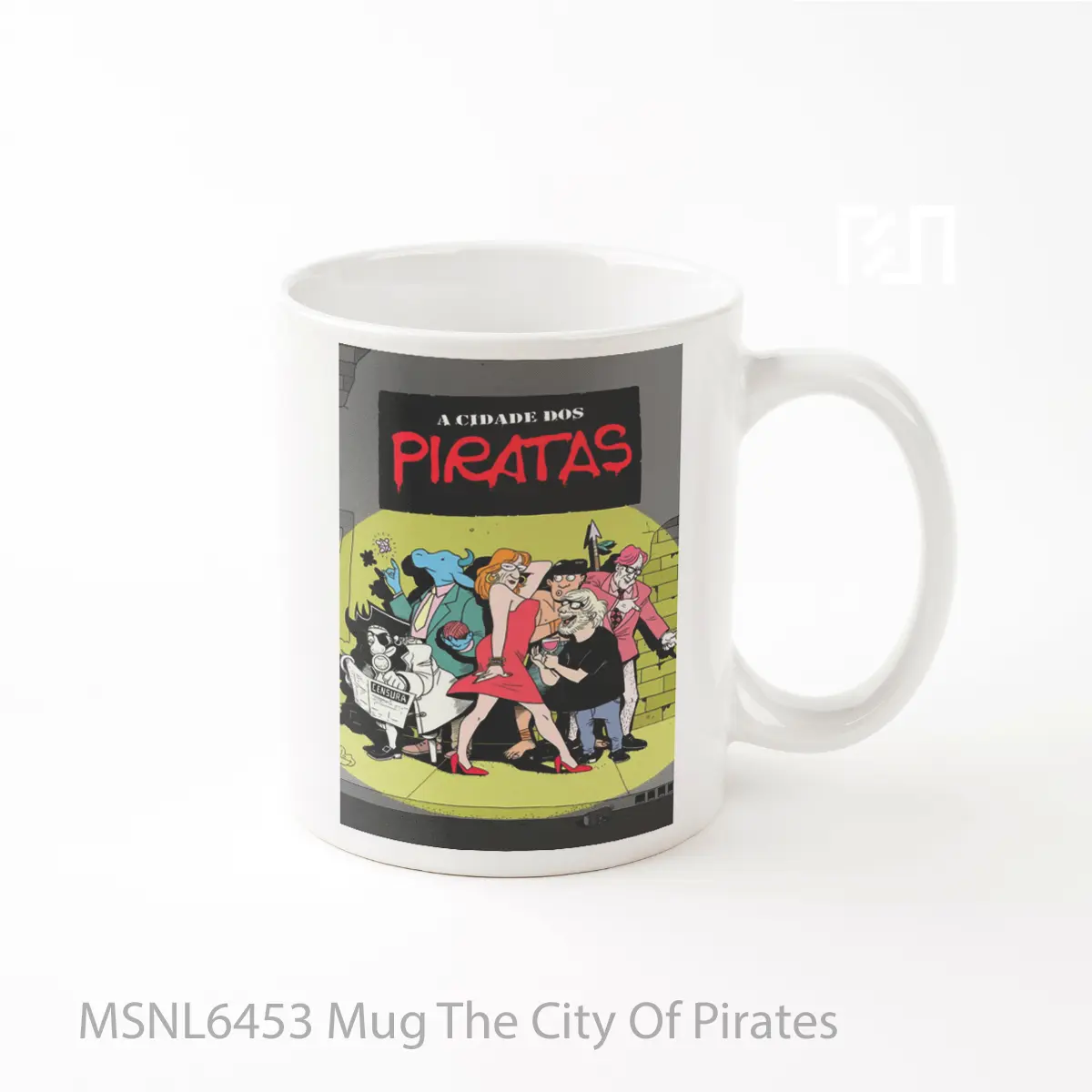 Mug The City Of Pirates Gelas Keramik Tema Film MSNL6453