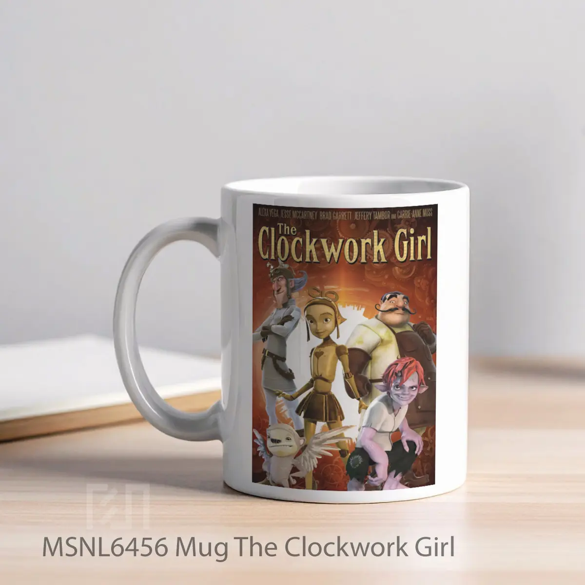 Mug The Clockwork Girl Gelas Keramik Tema Film MSNL6456 - Tampak Kiri